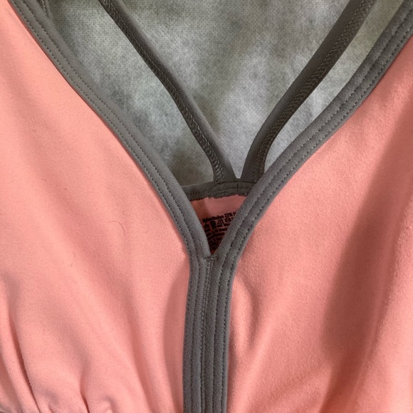 VSX VICTORIAS SECRET Sports Bra Peach Creamsicle Orange Gray S/P - Picture 10 of 16